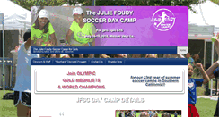 Desktop Screenshot of juliefoudysoccercamps.com